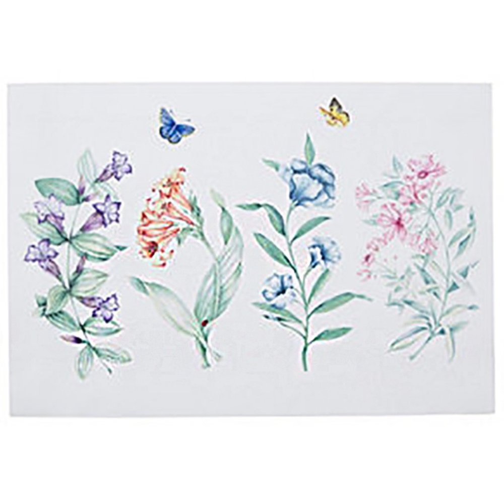 NWT Set of (4) Lenox Butterfly Meadow Garden 13"L x 19" W Placemats